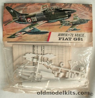 Airfix 1/72 Fiat G-91 R/1 Type Three Logo Bagged, 106 plastic model kit